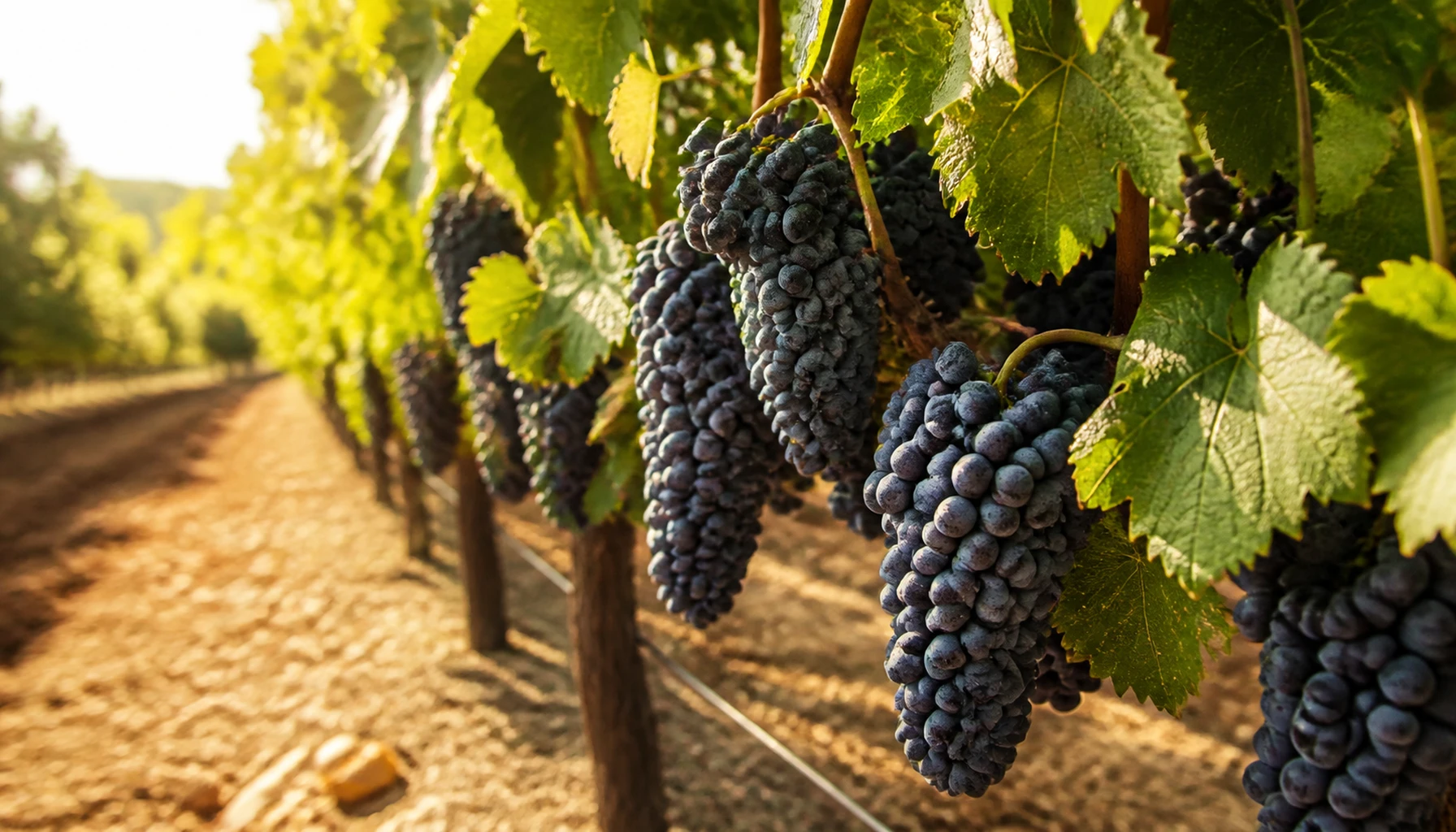 Ripening Syrah on decomposed granite — the soil the valley is built on