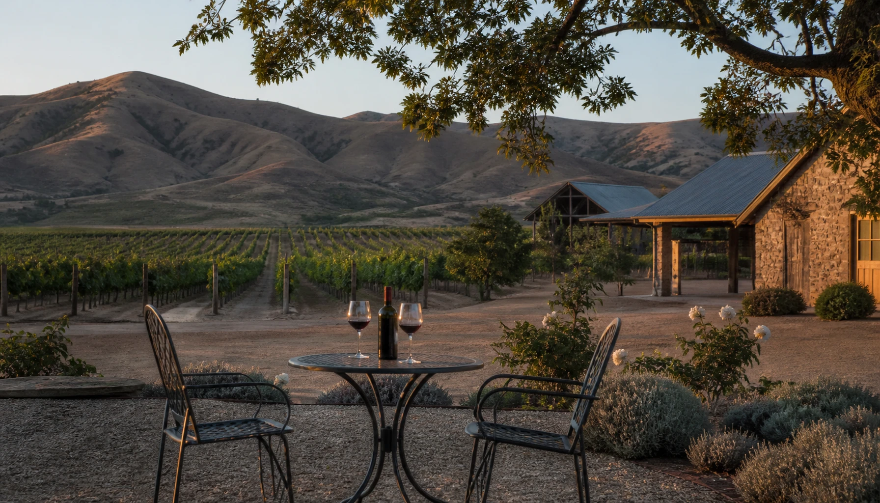 Frangipani Estate Winery &mdash; estate reds and genuine quiet.
