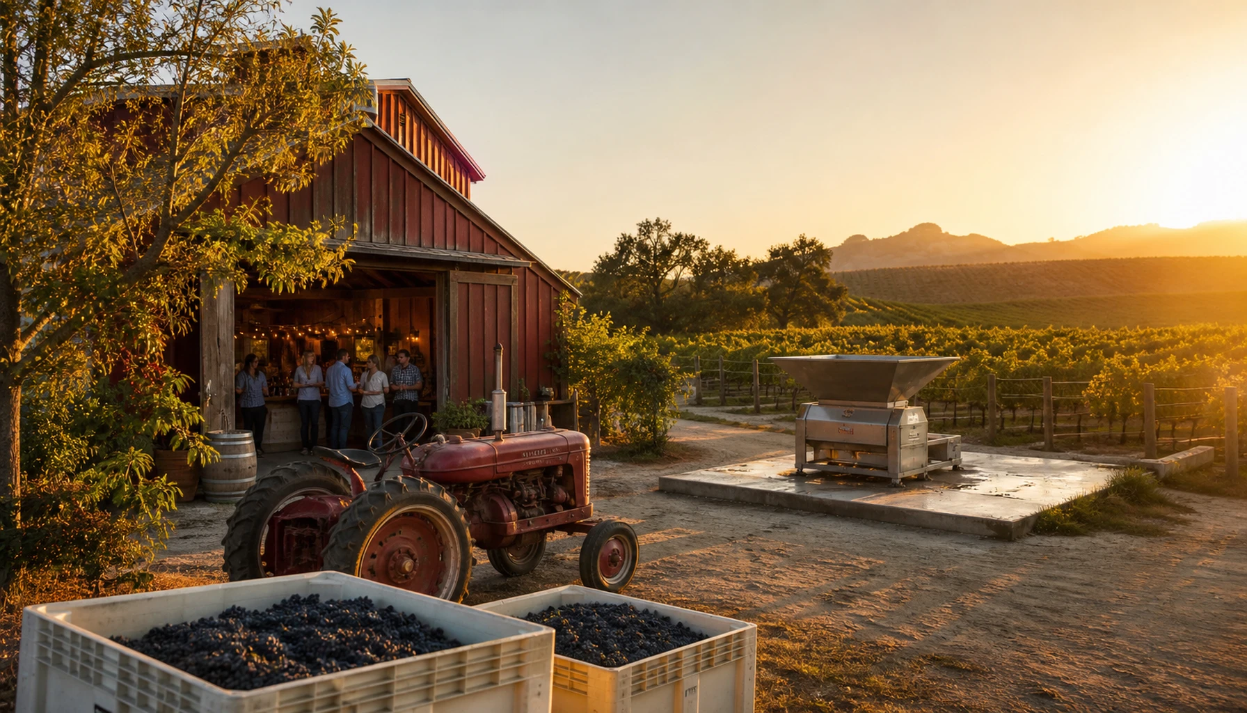 Peltzer Family Cellars &mdash; a farm that happens to make wine.