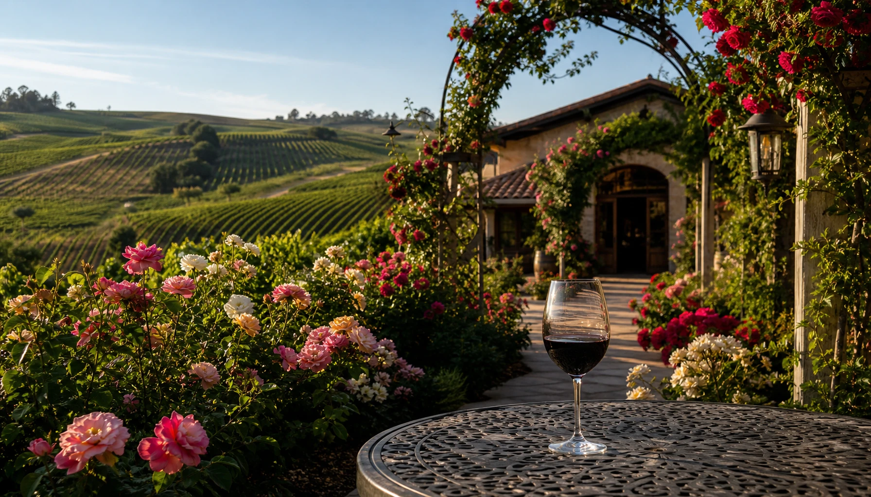Ponte Winery &mdash; estate Tempranillo and Syrah.